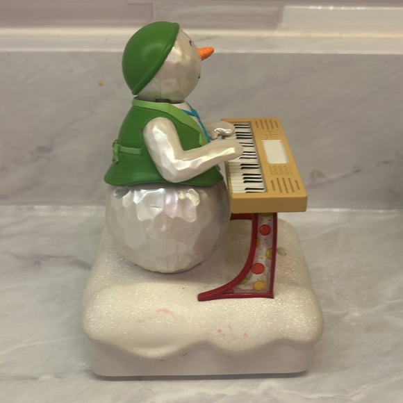 Hallmark Snowman Jazz Band 2010 Keyboard Kenny Hard to Find Retired - Picture 4 of 4